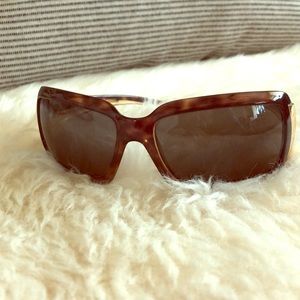 Prada tortoise shell sunglasses